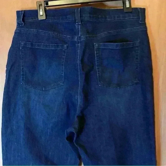 Gloria Vanderbilt Amanda Indigo Straight Leg Jeans Women's 16 - Picture 14 of 16